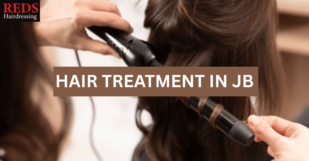 woman receiving hair treatment in johor bahru
