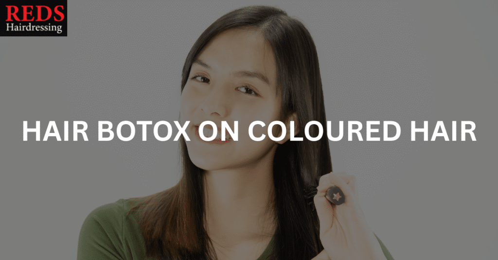 asian woman happy with hair botox treatment