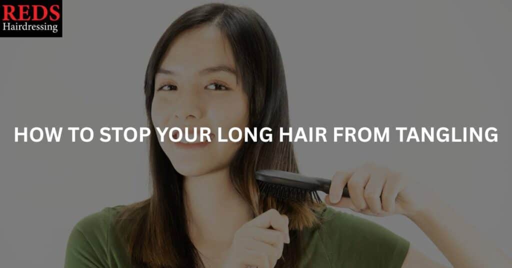 hair tangling your knotting