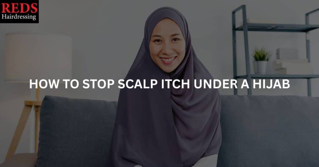 muslim woman wearing a hijab with covered hair problems