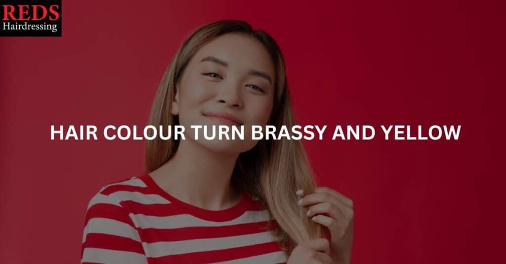 fresh hair colour brassy and yellow