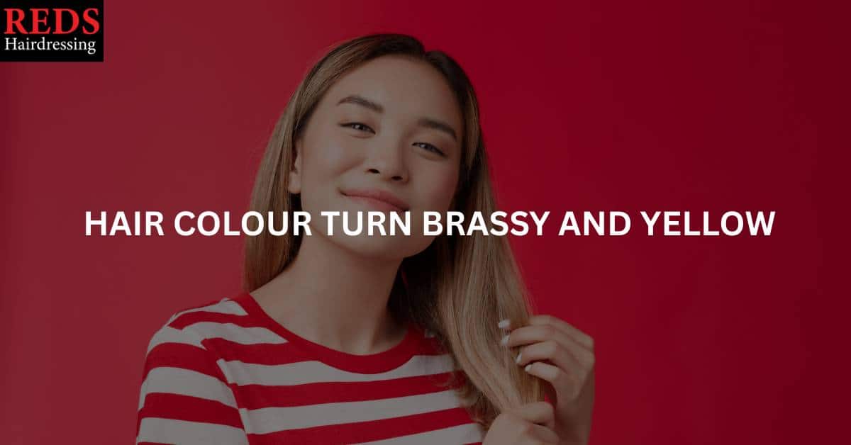 fresh hair colour brassy and yellow